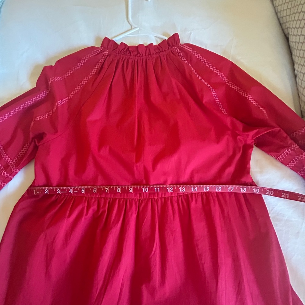 Hyacinth House red and pink Crosley tiered mini dress - Picture 7 of 8